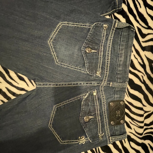 Miss me Perfect y2k jeans, stretchy, flared - Picture 1 of 7